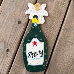 Coton Colors Happy Everything Big Champagne Bottle Celebrate! Attachment